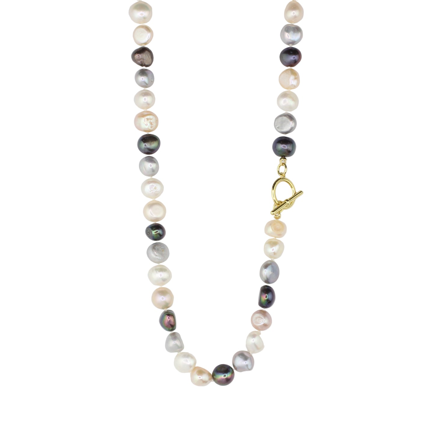 Freshwater Pearl Necklace - Multi-Colored