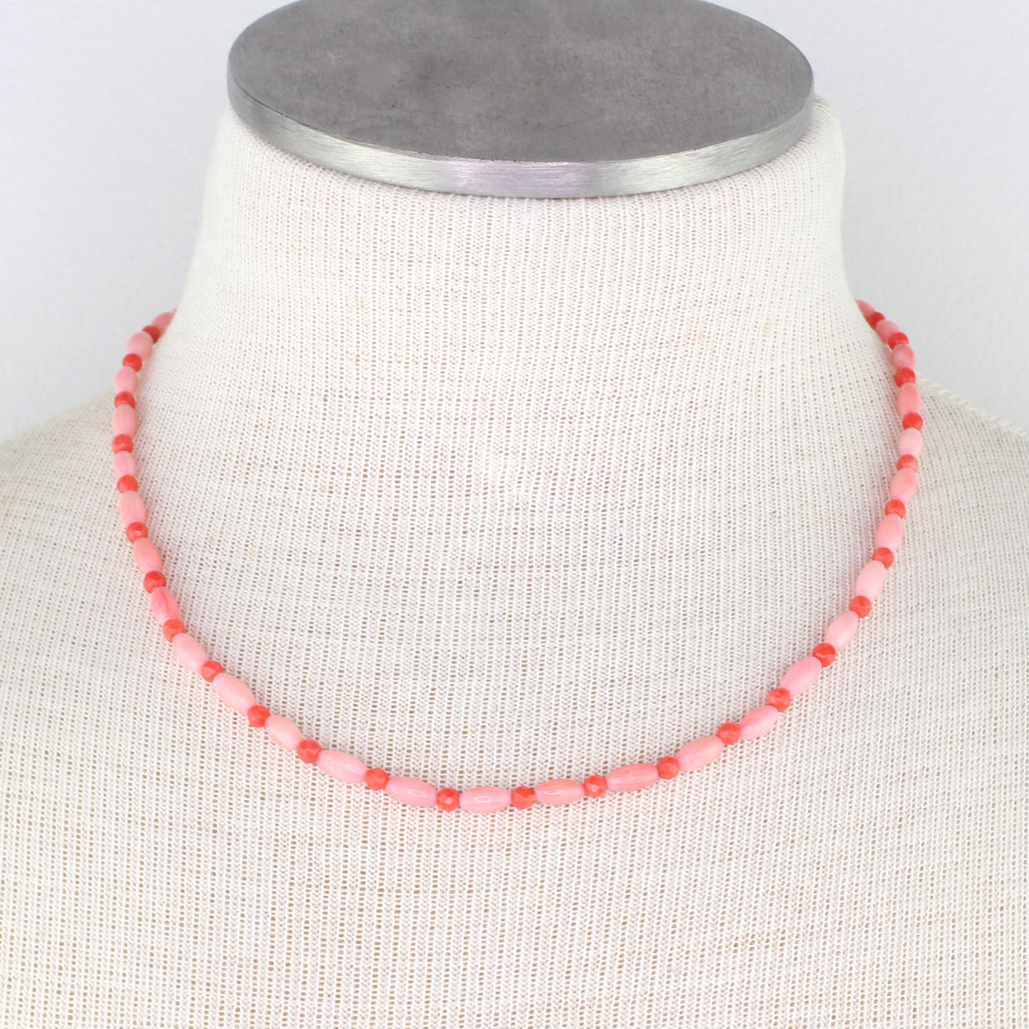 Pink Coral Necklace