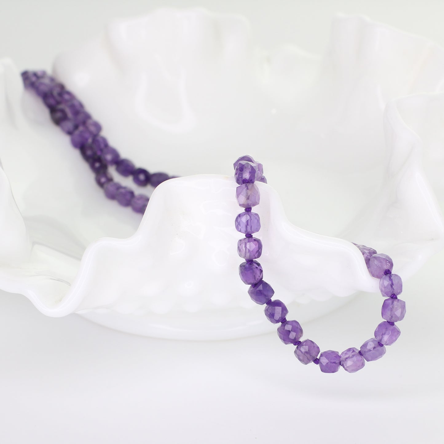 Amethyst Necklace - Ombre