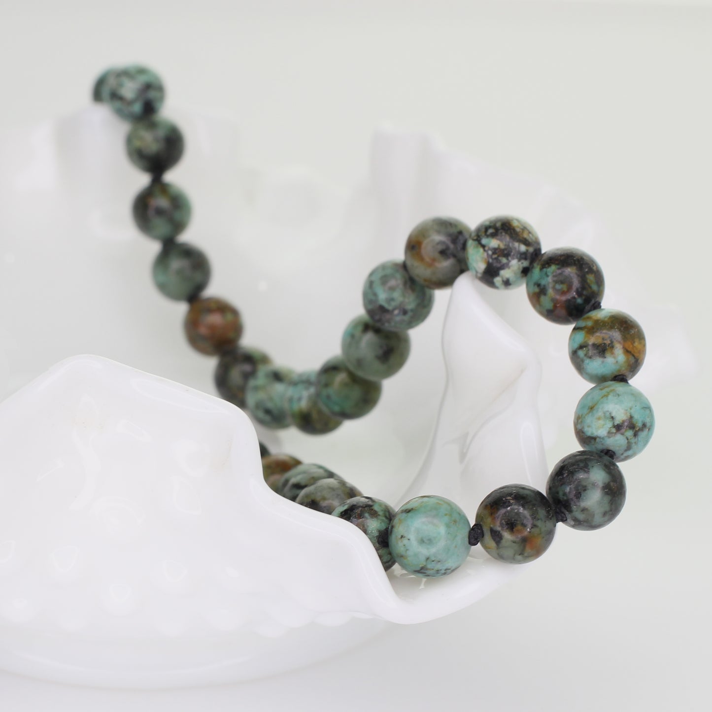 African Turquoise Pendant Necklace