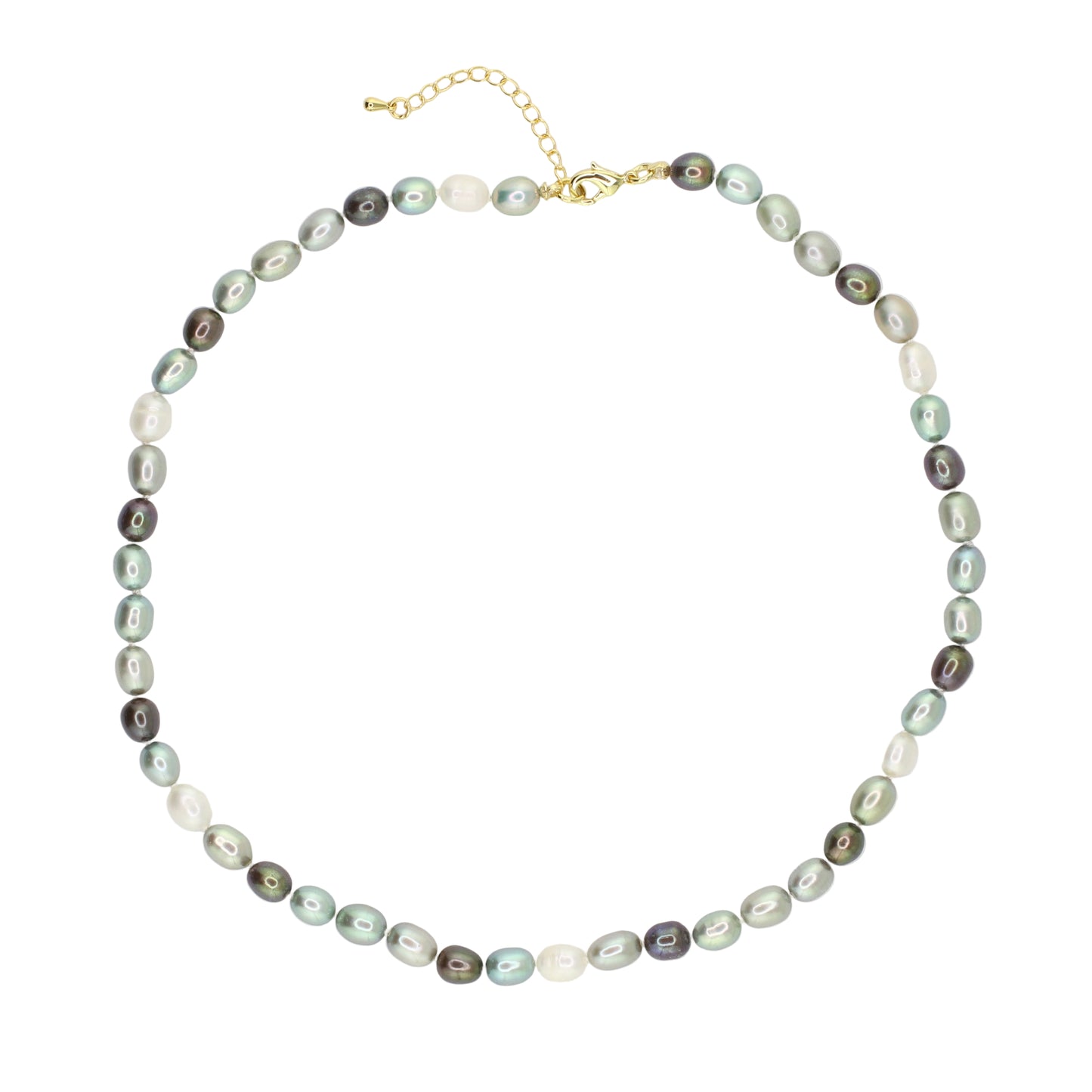 Freshwater Pearl Necklace - Green