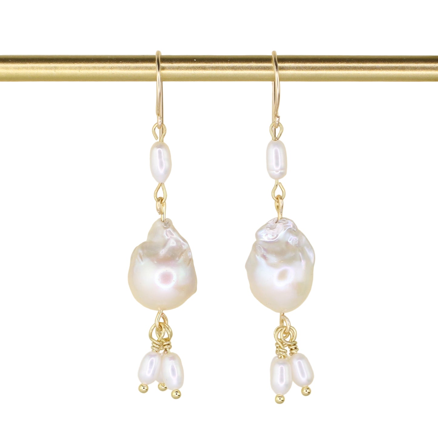 Baroque and Freshwater Pearl Earrings