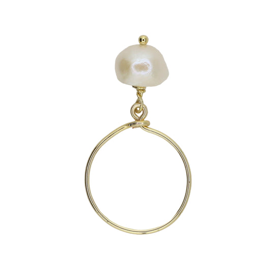 Pearl Charm Ring