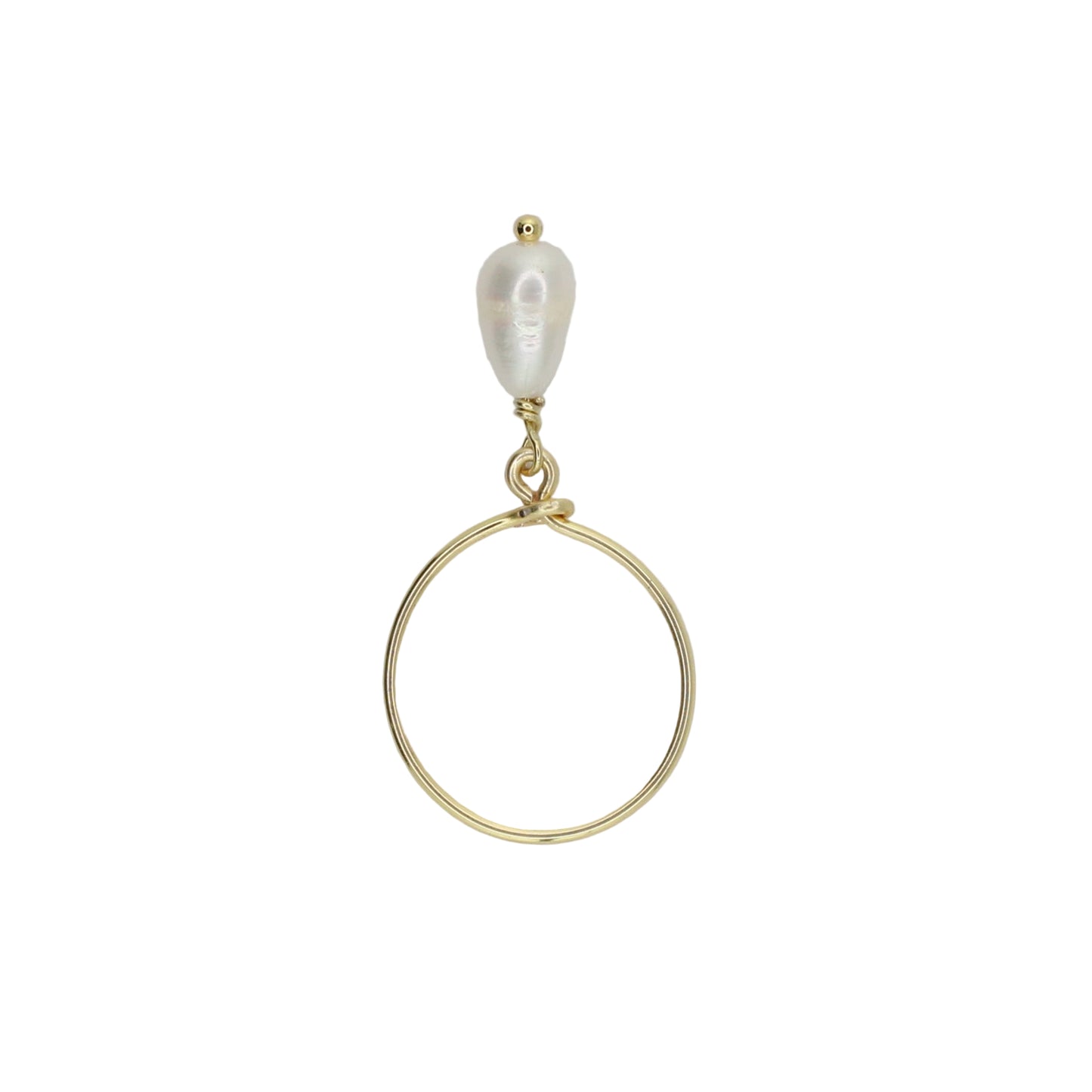 Pearl Charm Ring