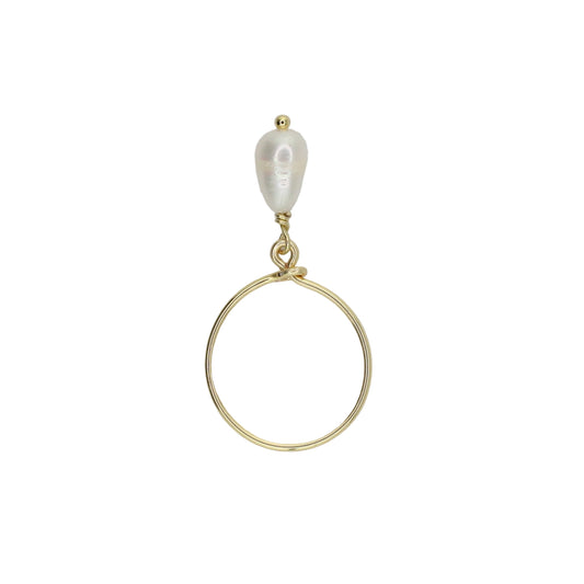 Pearl Charm Ring