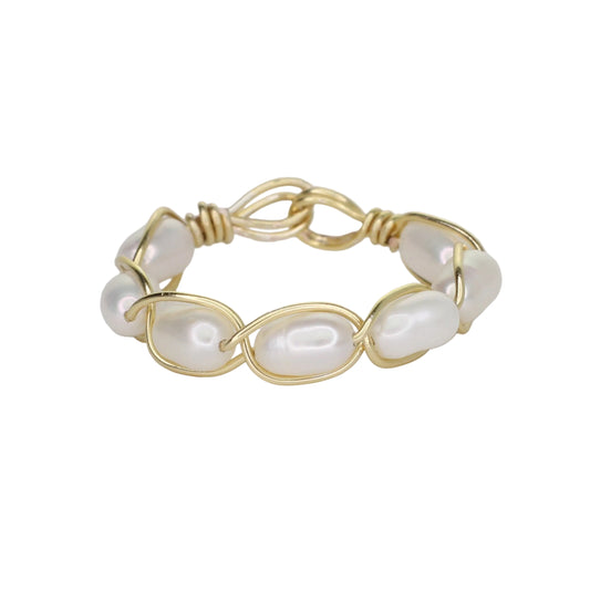 Freshwater Pearl Stacker Ring