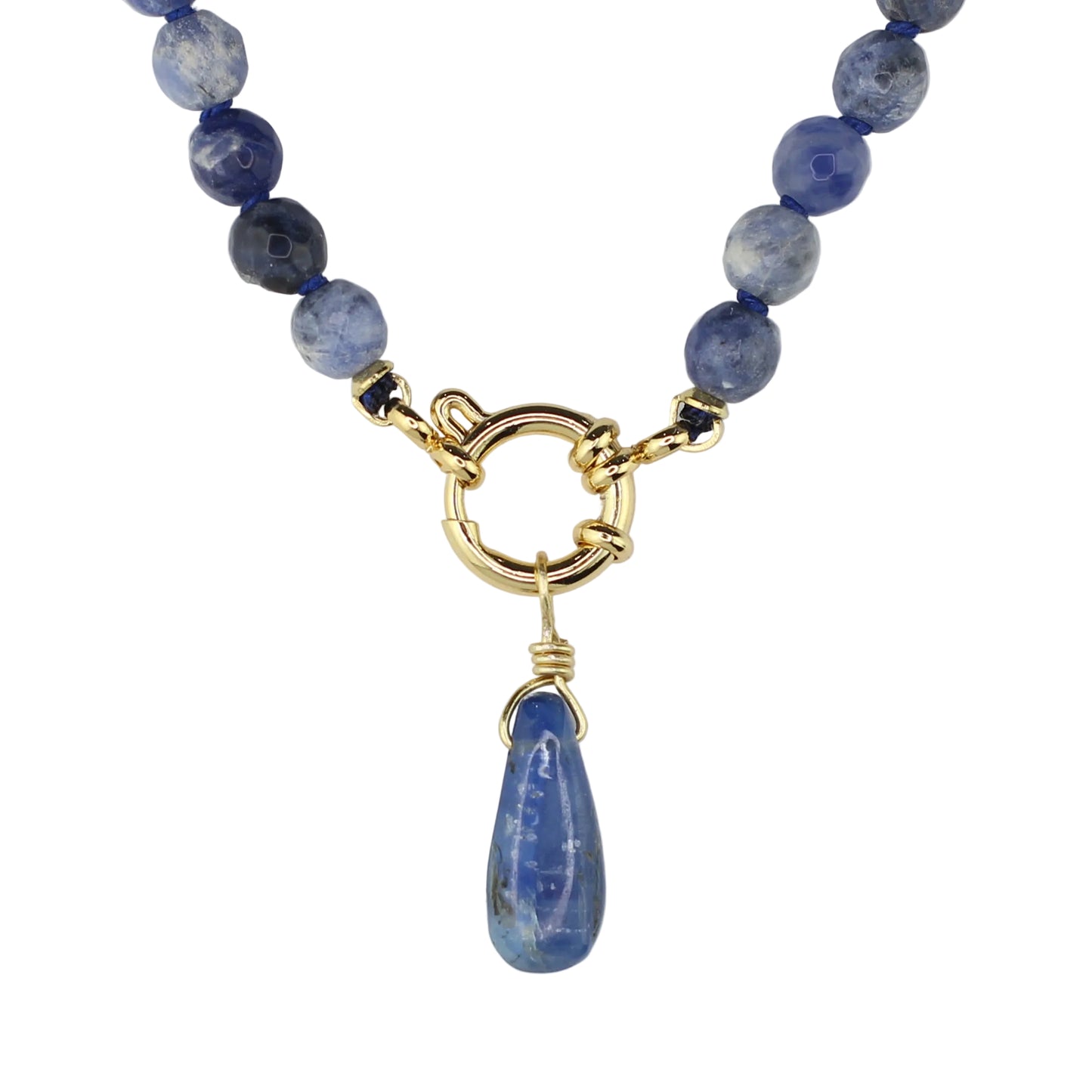 Sodalite Necklace with Pendant