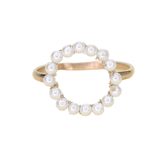 South Sea Pearl Circle Ring