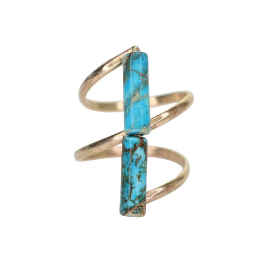 Chrysocolla Statement Ring