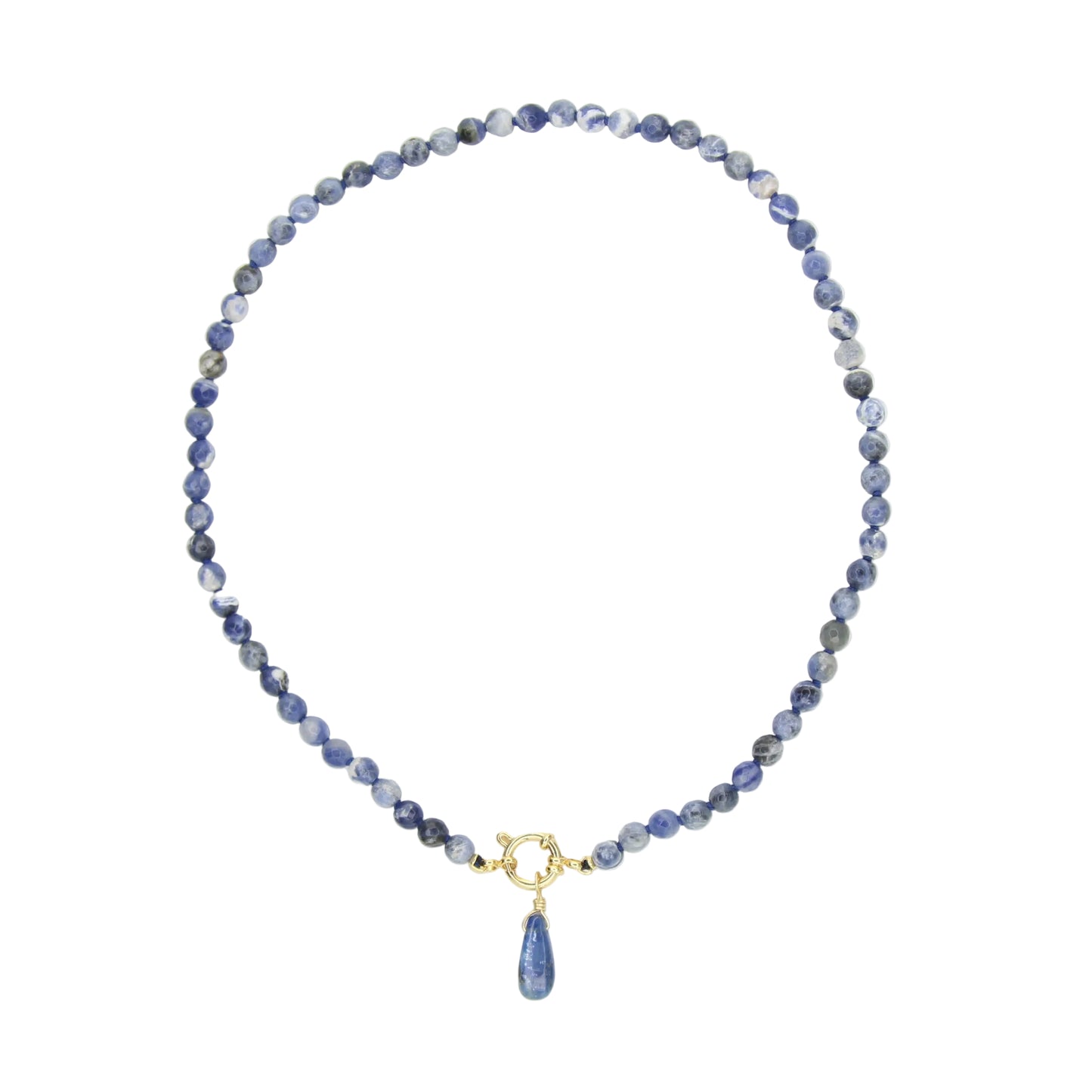 Sodalite Necklace with Pendant