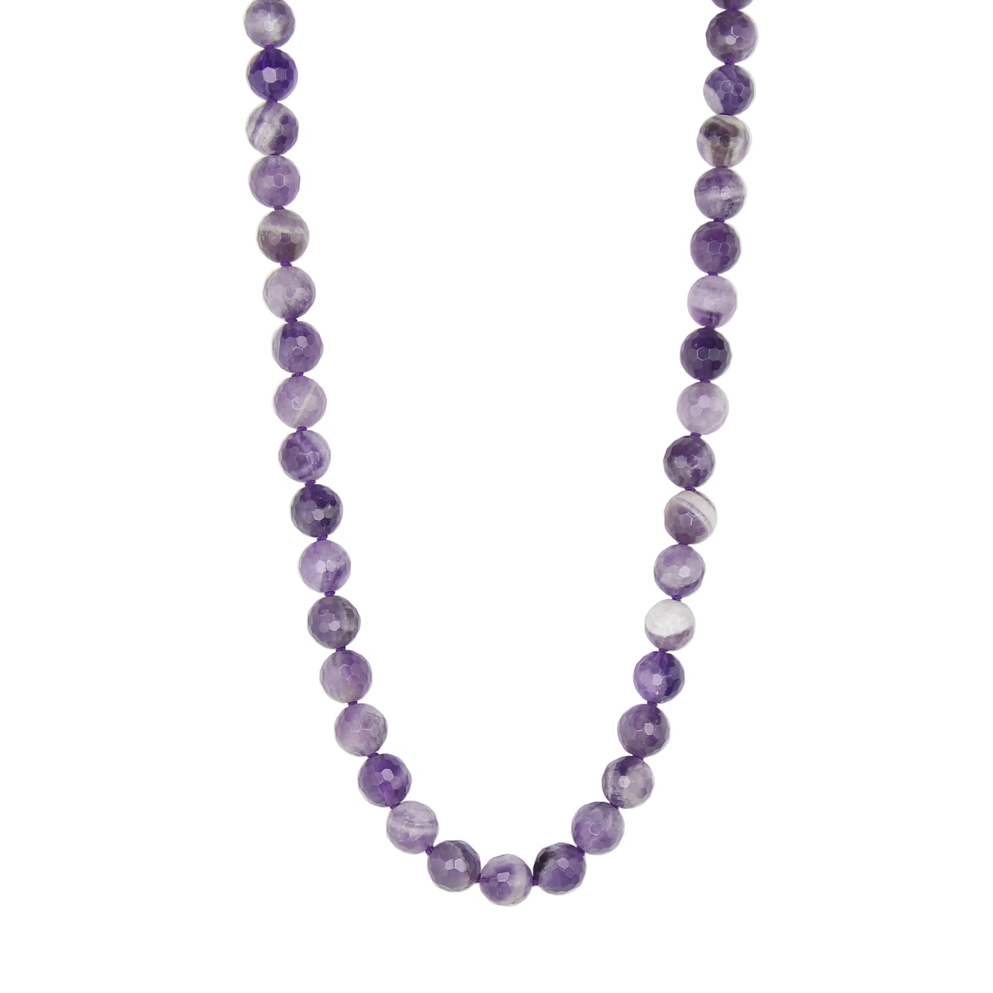 Amethyst Necklace with Toggle Clasp