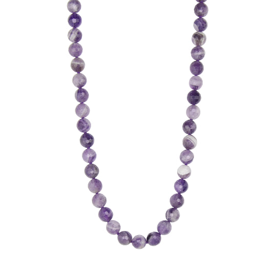 Amethyst Necklace with Toggle Clasp