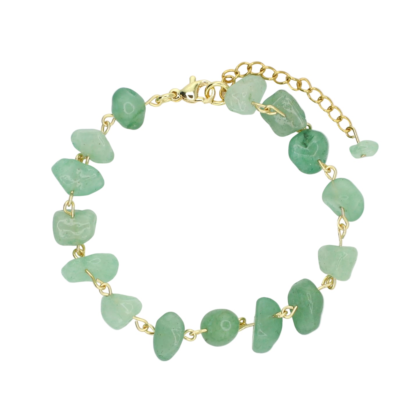 Green Aventurine Chip Bracelet