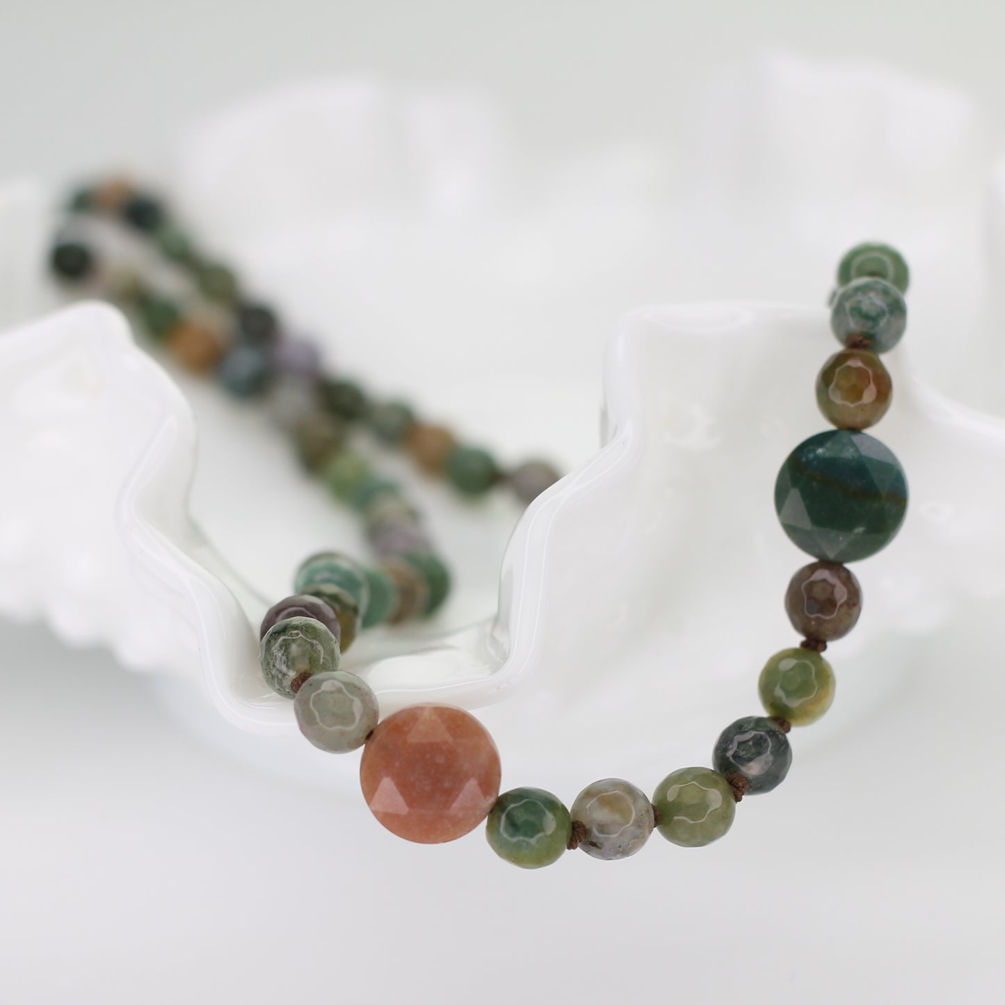 Indian Agate and Ocean Jasper Necklace