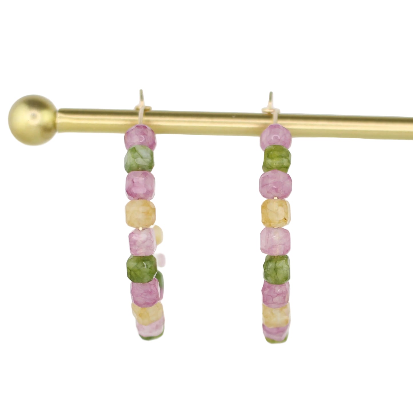 Tourmaline Hoop Earrings