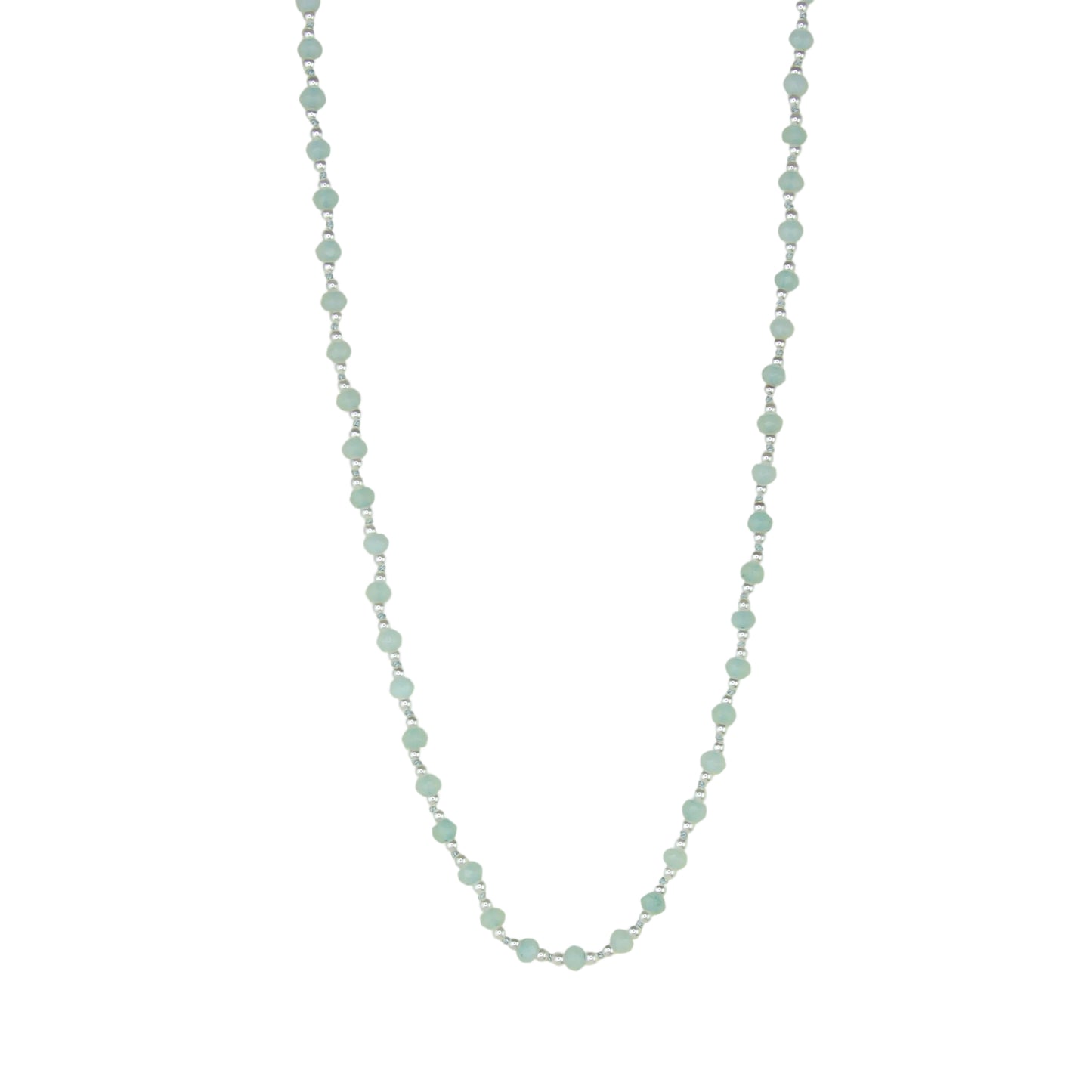 Blue Jade and South Sea Pearl Necklace