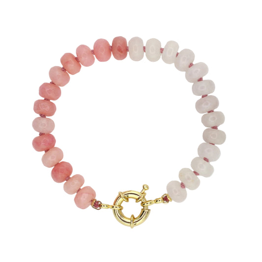 Rose Quartz & Pink Jade Bracelet