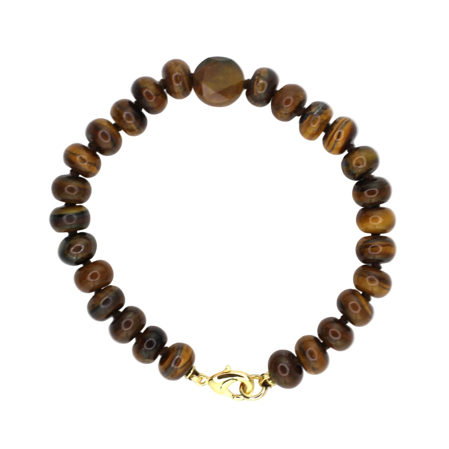 Tiger's Eye and Ocean Jasper Bracelet