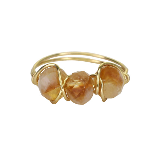 Citrine Ring - Warm