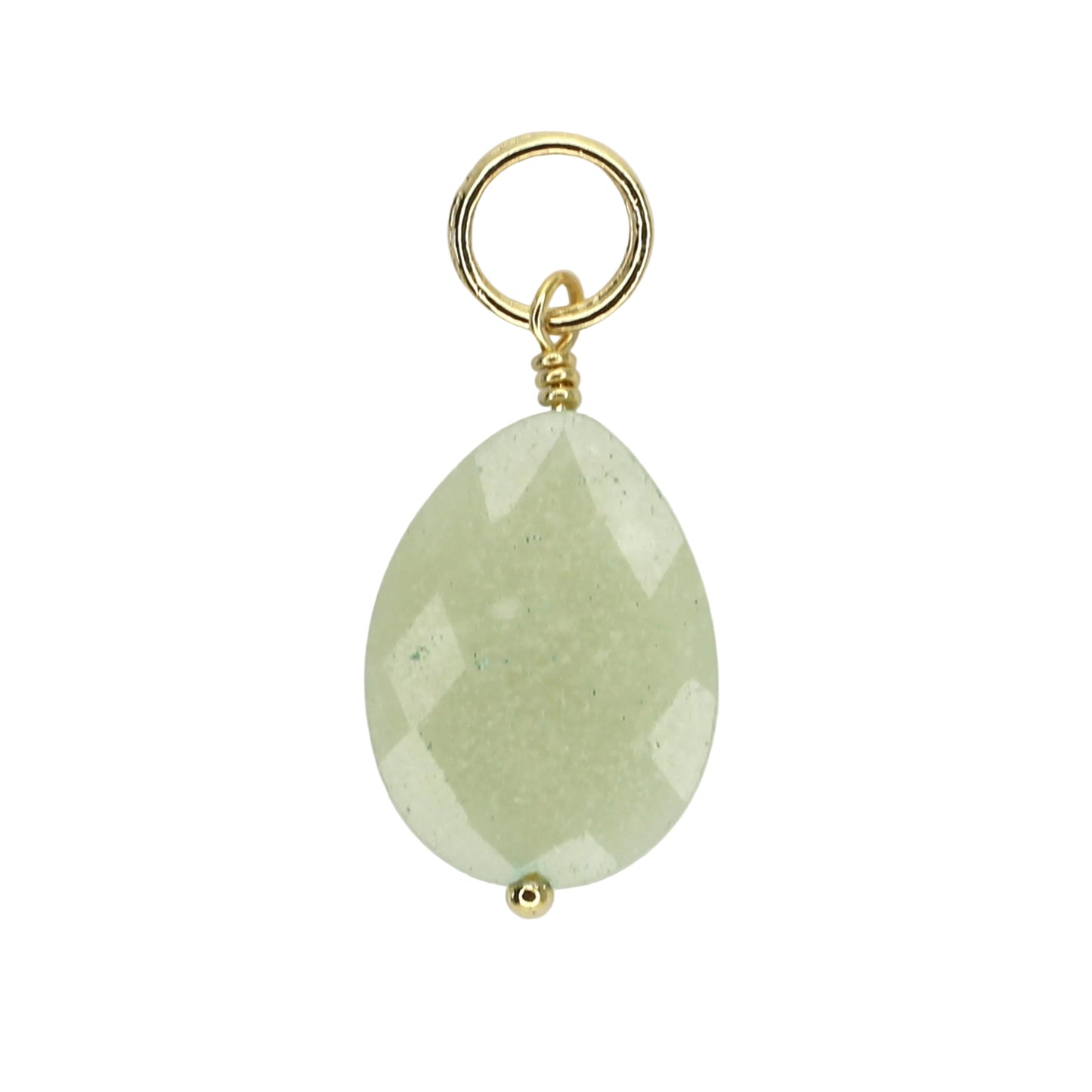 Flower Amazonite Charm