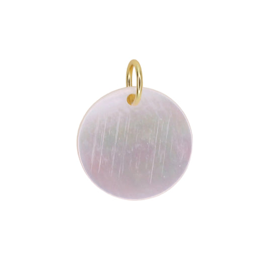 Mother of Pearl Disc Charm