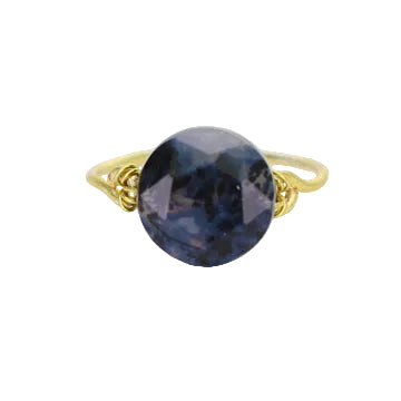 Ocean Jasper Solitaire Ring