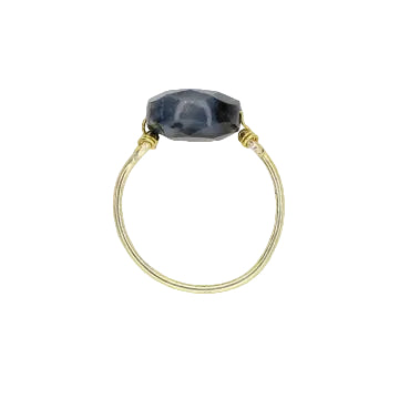 Ocean Jasper Solitaire Ring