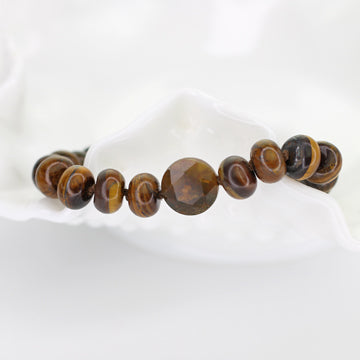 Tiger's Eye and Ocean Jasper Bracelet