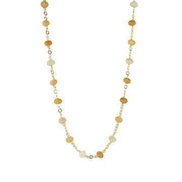 Yellow Jade Link Pendant