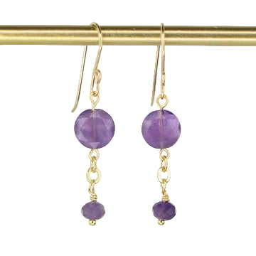 Amethyst Dangle Earrings