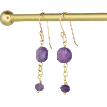 Amethyst Dangle Earrings