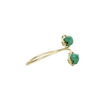 Malachite Adjustable Ring