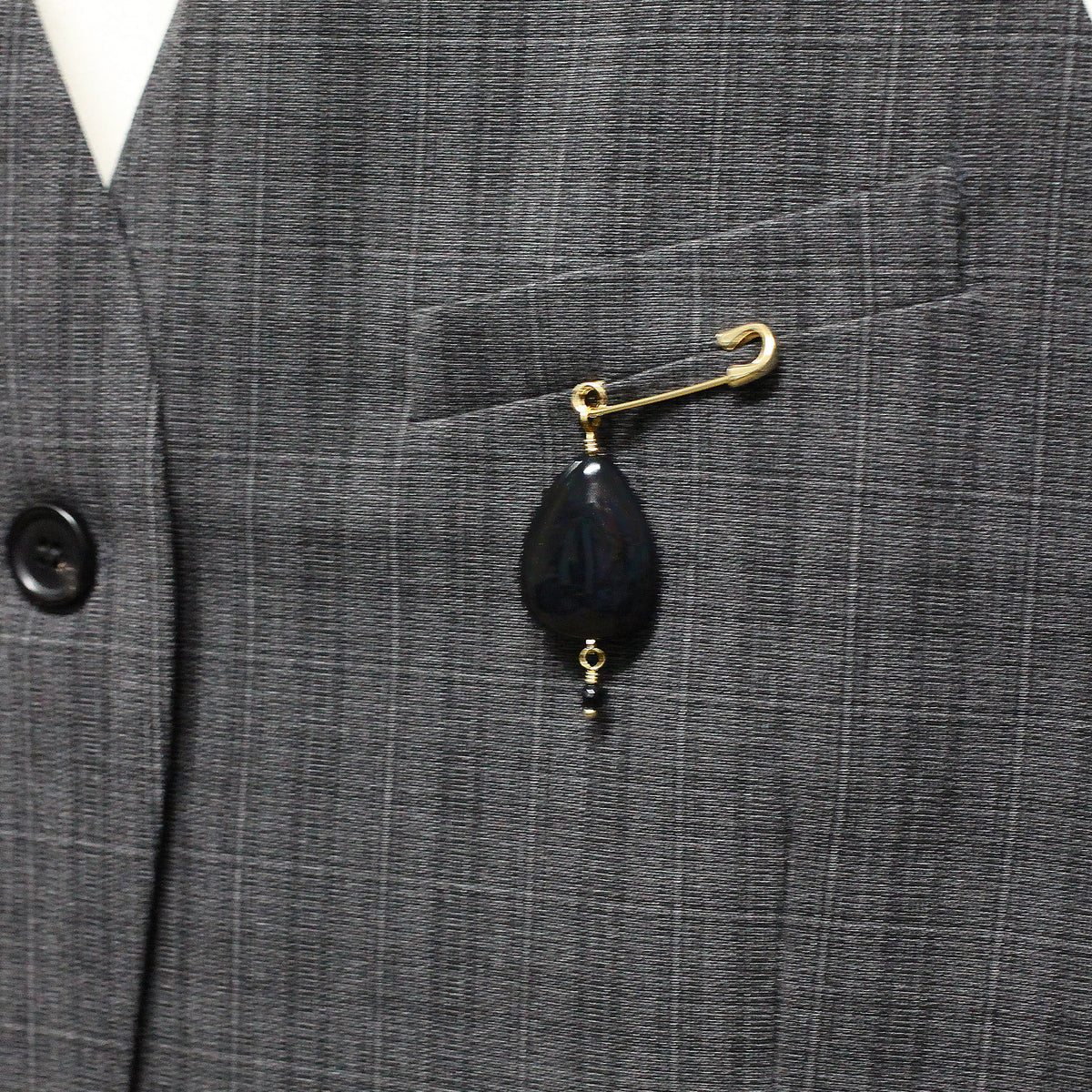 Black Onyx Pin