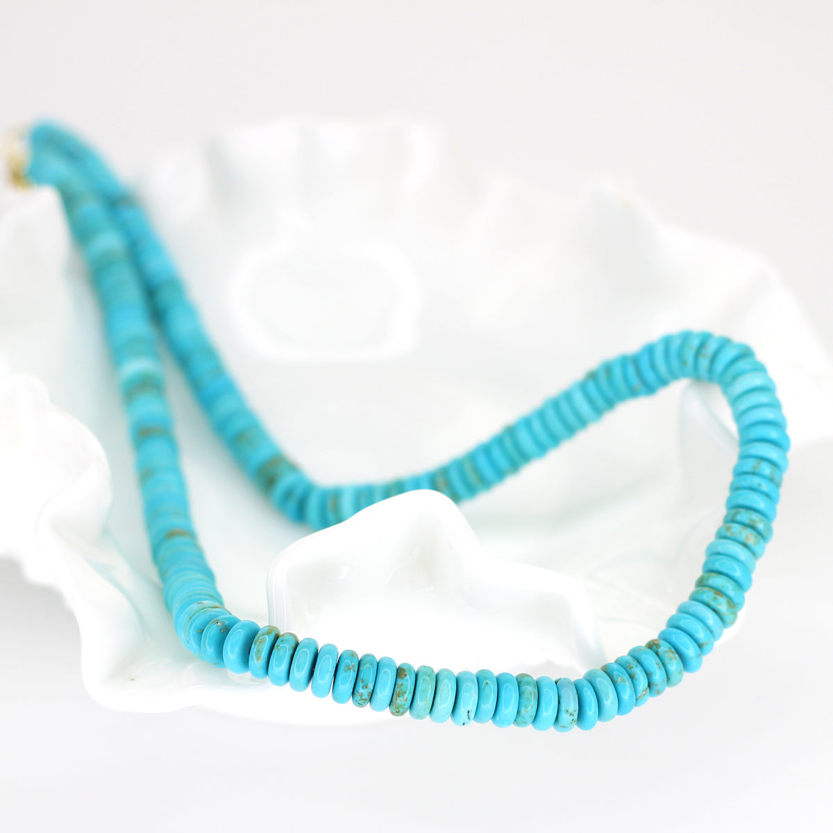 Turquoise Necklace with Teardrop Pendant