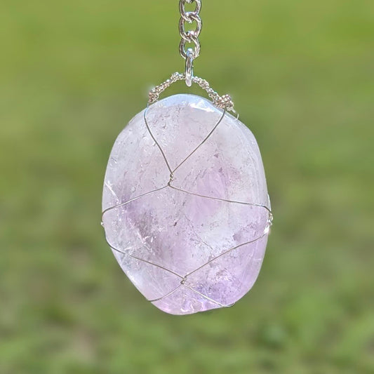 Amethyst Suncatcher - Silver