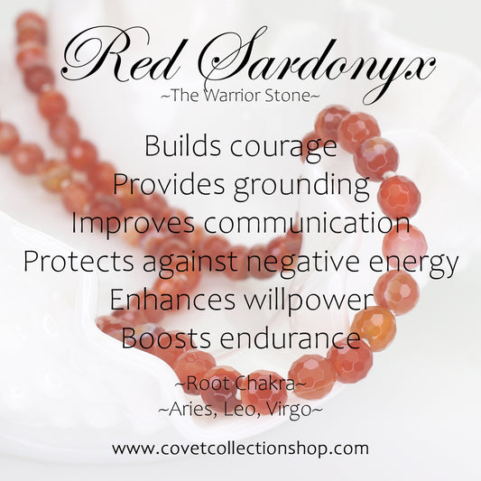 Red Sardonyx and Carnelian Bracelet
