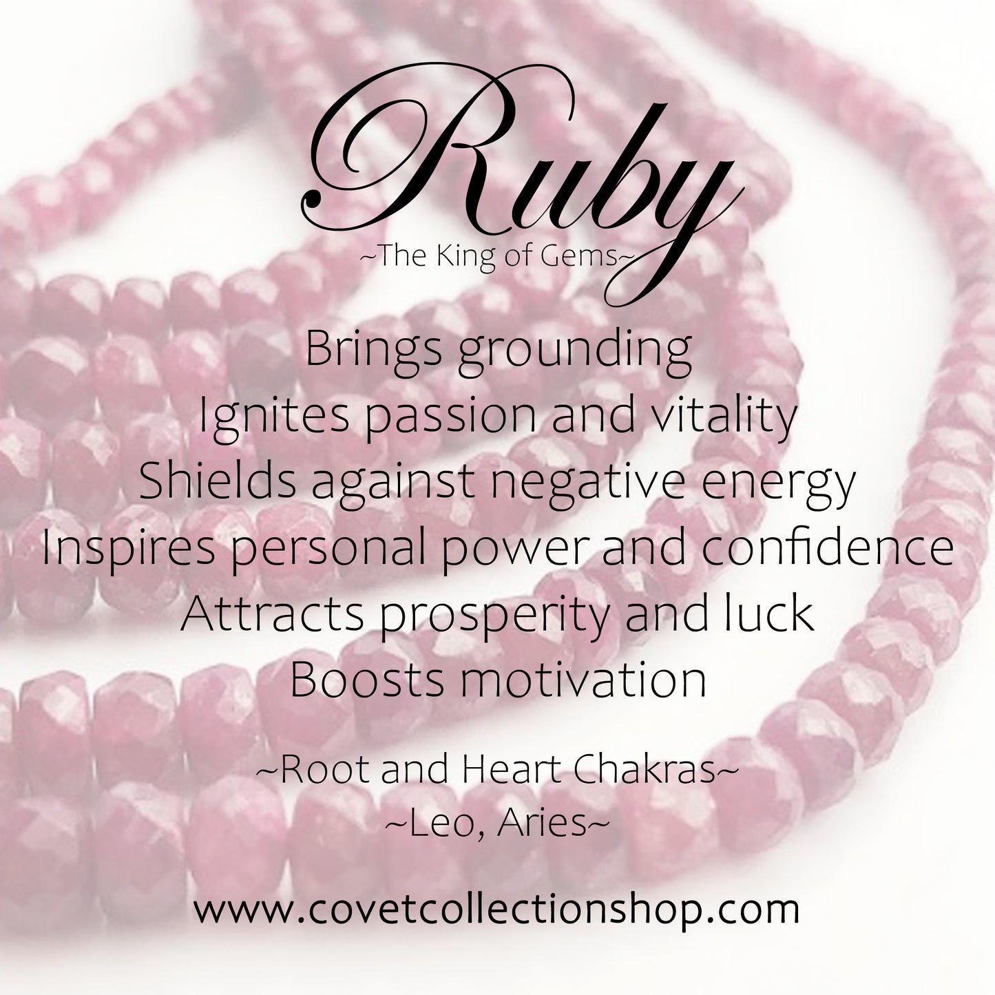 Ruby Lariat Wrap Necklace with Baroque Pearl Pendants