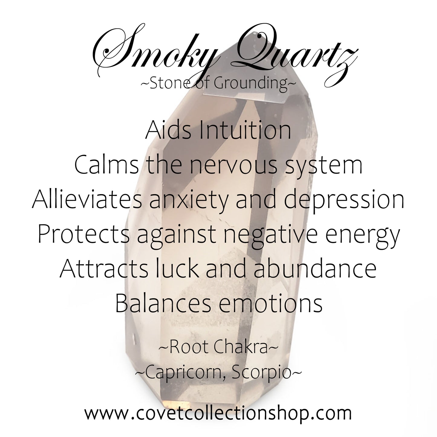 Turquoise and Smoky Quartz Pendant Necklace