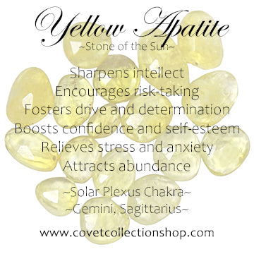 Yellow Apatite Necklace with Lemon Quartz Pendant